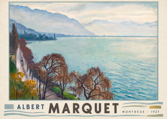 Albert Marquet Montreux No3 - Plakát