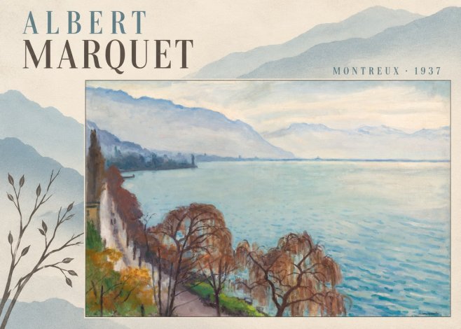 Albert Marquet Montreux No4 - Plakát