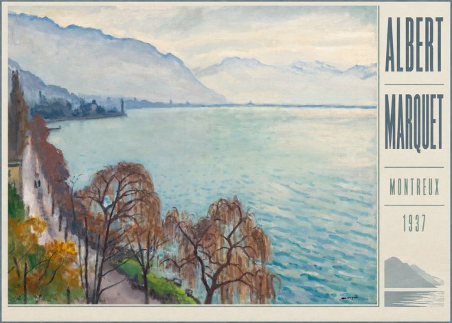Albert Marquet Montreux No5 - Plakát