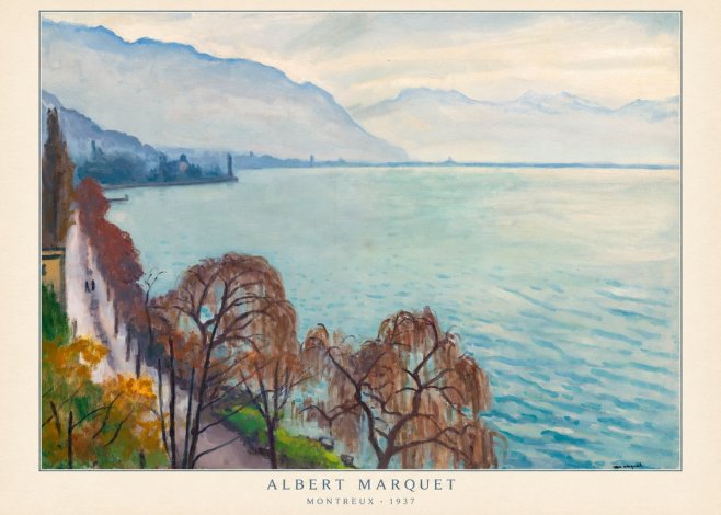 Albert Marquet Montreux No6 - Plakát