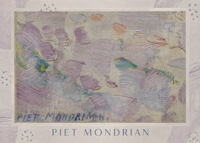 Piet Mondrian Abstract Composition No1 - Plakát