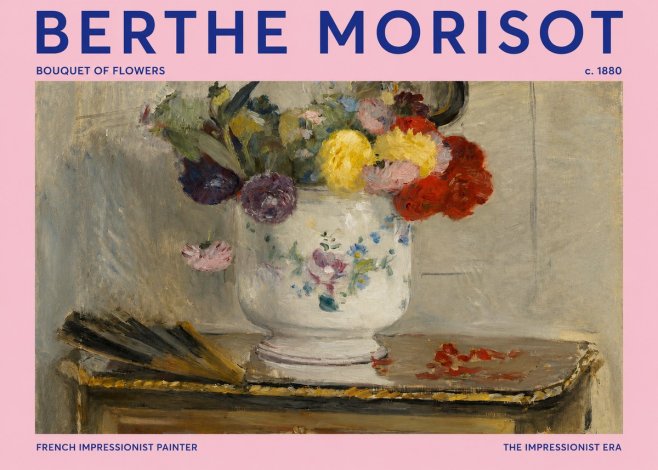Berthe Morisot Bouquet of Flowers No2 - Plakát
