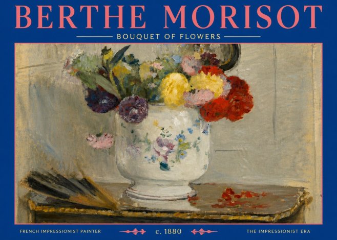 Berthe Morisot Bouquet of Flowers No5 - Plakát