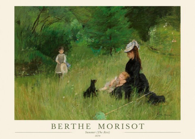 Berthe Morisot Summer (the Rest) No1 - Plakát