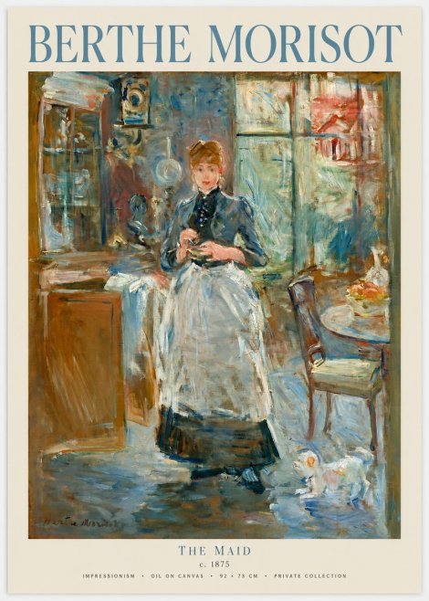 Berthe Morisot The Maid No1 - Plakát