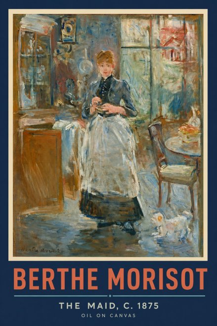 Berthe Morisot The Maid No2 - Plakát