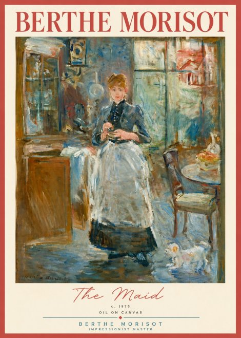 Berthe Morisot The Maid No3 - Plakát