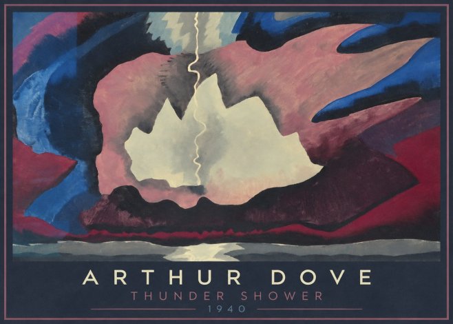 Arthur Dove Thunder Shower No1 - Plakát
