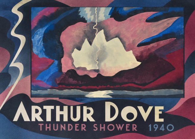 Arthur Dove Thunder Shower No2 - Plakát