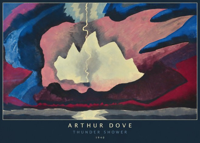 Arthur Dove Thunder Shower No6 - Plakát