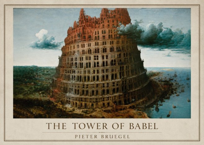 Pieter Bruegel The Tower of Babel XII No2 - Plakát