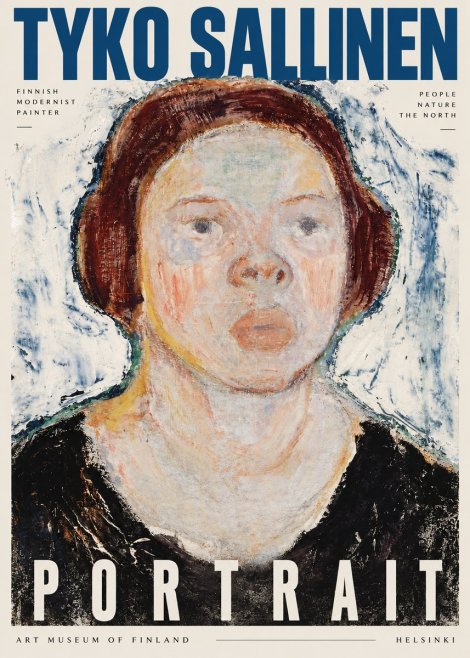 Tyko Sallinen Portrait I No3 - Plakát