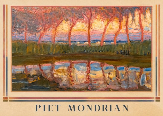Piet Mondrian Willows No1 - Plakát
