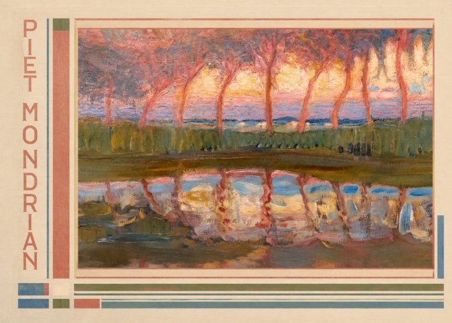 Piet Mondrian Willows No2 - Plakát