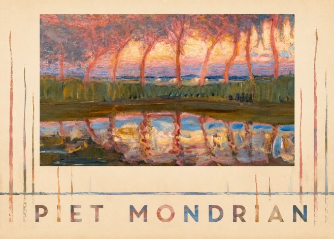 Piet Mondrian Willows No5 - Plakát
