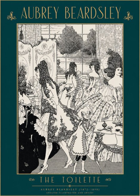 Aubrey Beardsley The Toilette No2 - Plakát