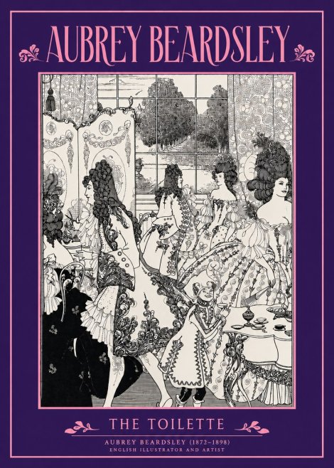 Aubrey Beardsley The Toilette No3 - Plakát