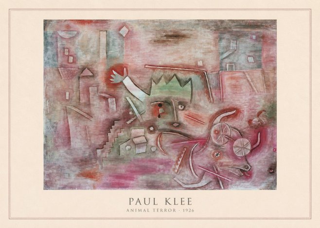 Paul Klee Animal Terror No4 - Plakát