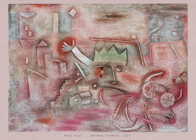 Paul Klee Animal Terror No5 - Plakát