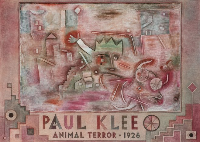 Paul Klee Animal Terror No6 - Plakát