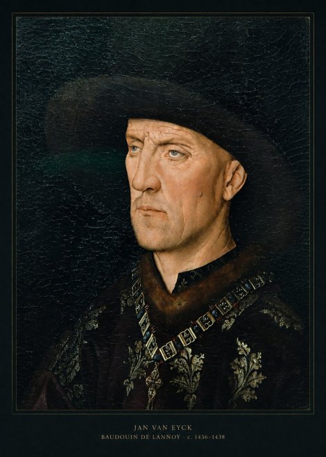 Jan van Eyck Baudouin De Lannoy No4 - Plakát