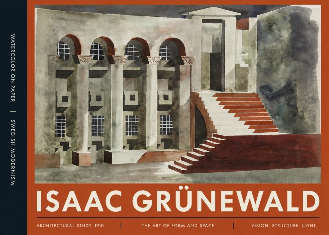 Isaac Grünewald Architectural Study, 1910 No4 - Plakát