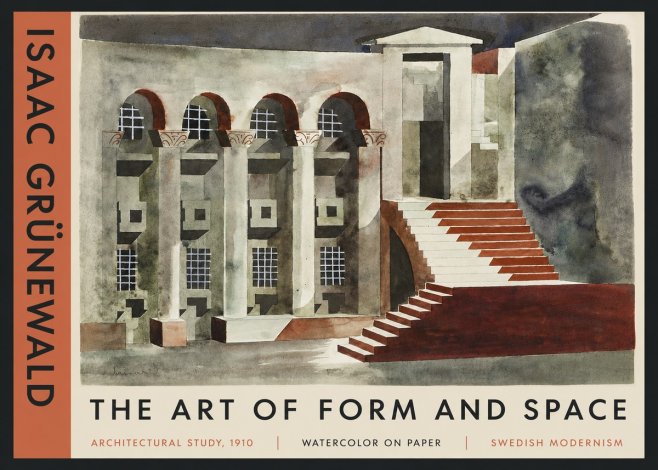 Isaac Grünewald Architectural Study, 1910 No6 - Plakát