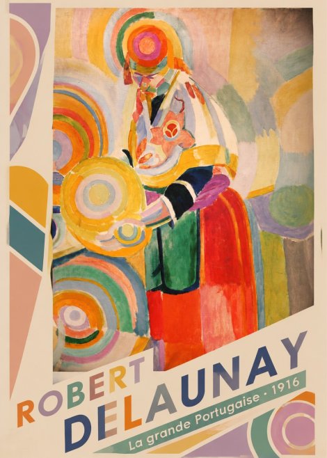 Robert Delaunay La Grande Portugaise II No2 - Plakát