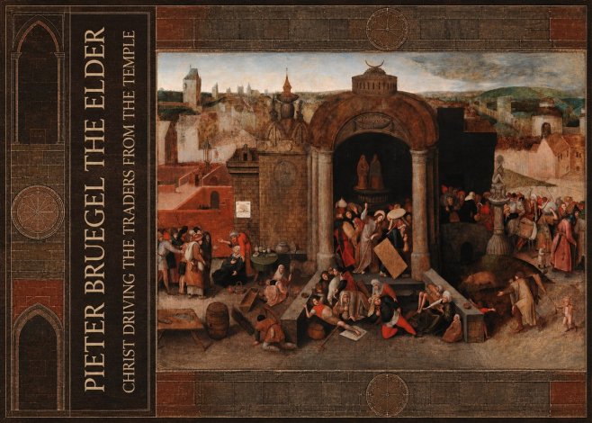 Pieter Bruegel Christ Driving the Traders from the Temple No2 - Plakát