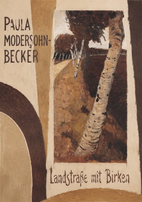 Paula Modersohn-Becker Landstraße Mit Birken No2 - Plakát