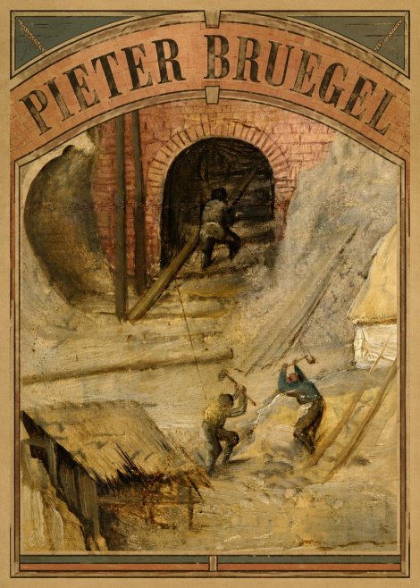Pieter Bruegel The Miners No6 - Plakát