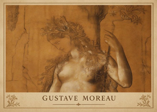 Gustave Moreau Daphne No2 - Plakát