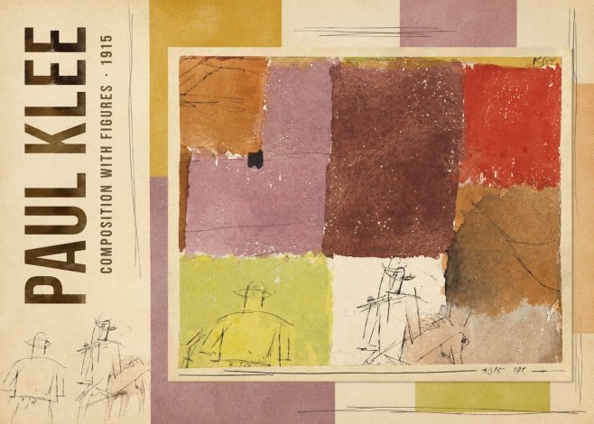 Paul Klee Composition with Figures I No3 - Plakát