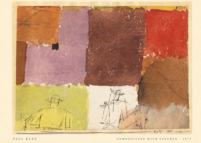 Paul Klee Composition with Figures I No5 - Plakát