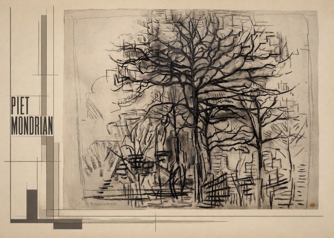 Piet Mondrian The Tree No2 - Plakát