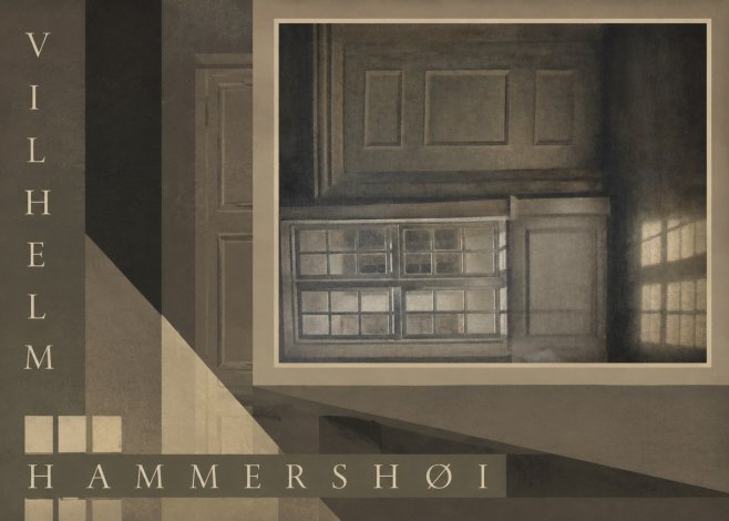 Vilhelm Hammershøi Interior with Window No6 - Plakát