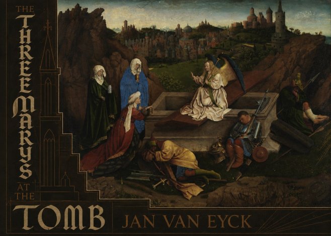 Jan van Eyck The Three Marys at the Tomb No6 - Plakát