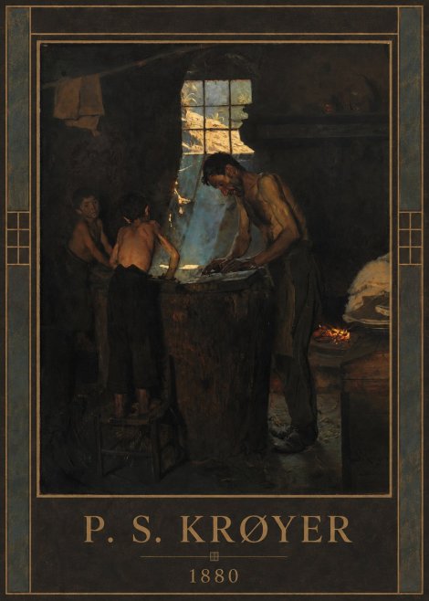 P.S. Krøyer A Forge No1 - Plakát