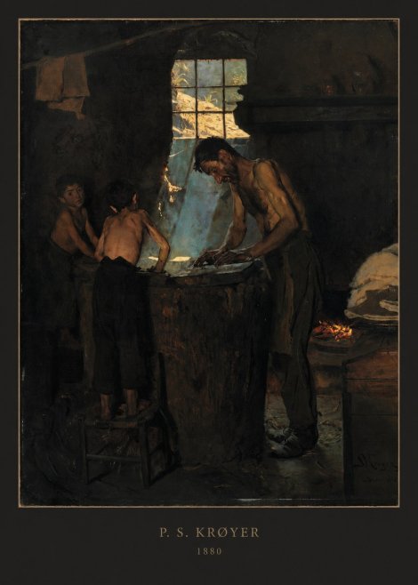 P.S. Krøyer A Forge No4 - Plakát
