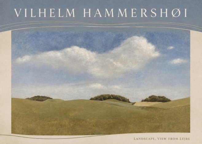 Vilhelm Hammershøi Landscape, View from Lejre No5 - Plakát