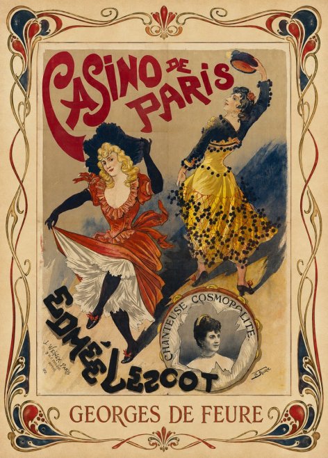Georges de Feure Edmée Lescot No1 - Plakát