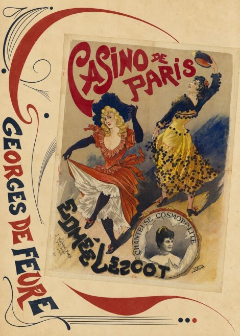 Georges de Feure Edmée Lescot No2 - Plakát
