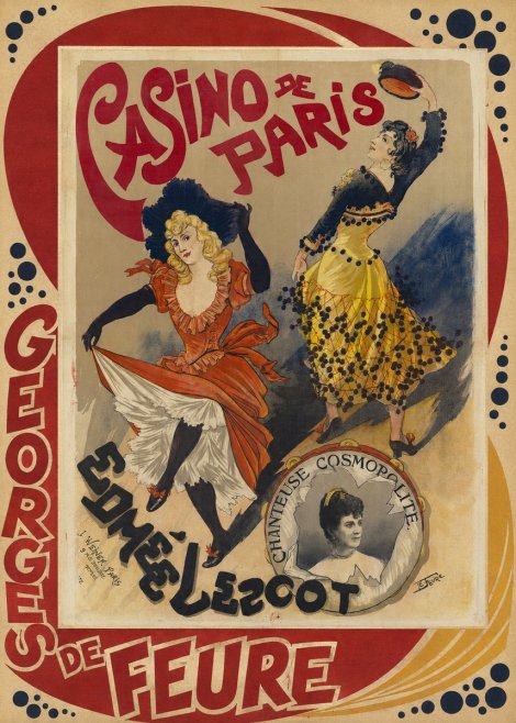 Georges de Feure Edmée Lescot No4 - Plakát