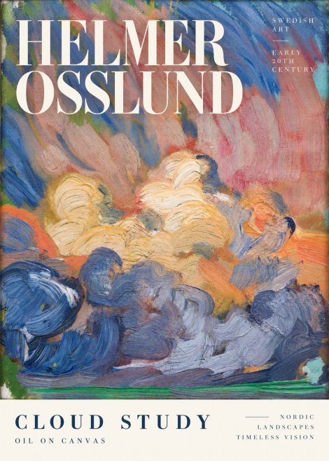 Helmer Osslund Sunset Clouds No4 - Plakát