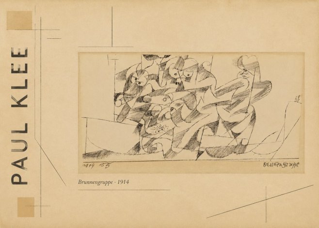 Paul Klee Brunnengruppe No3 - Plakát