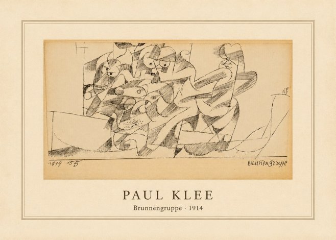 Paul Klee Brunnengruppe No4 - Plakát