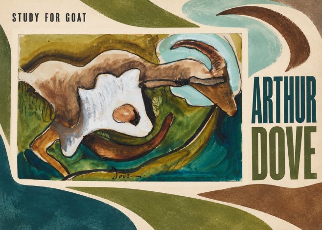 Arthur Dove Study for Goat No5 - Plakát