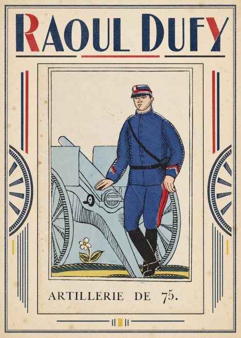 Raoul Dufy Artillerie De 75. No1 - Plakát