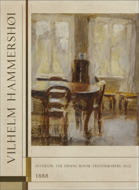 Vilhelm Hammershøi Interior. the Dining Room. Frederiksberg Allé No2 - Plakát