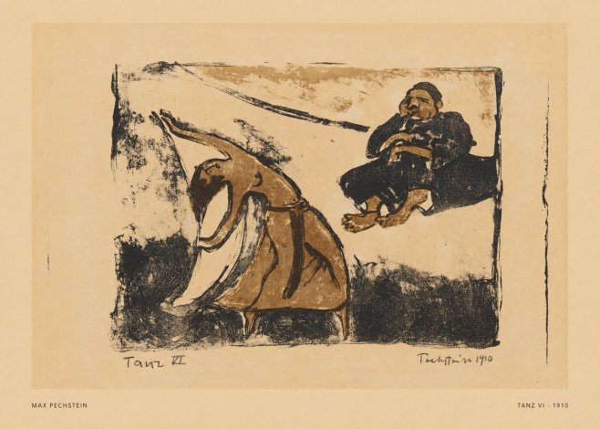 Max Pechstein Tanz Vi • 1910 No5 - Plakát